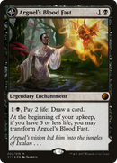 Arguel's Blood Fast // Temple of Aclazotz (V17-002) [From the Vault: Transform]: (compasslanddfc) Foil