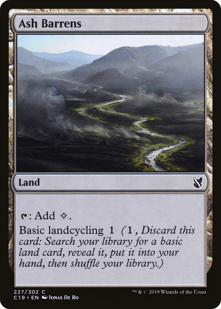 Ash Barrens (C19-227) [Commander 2019]