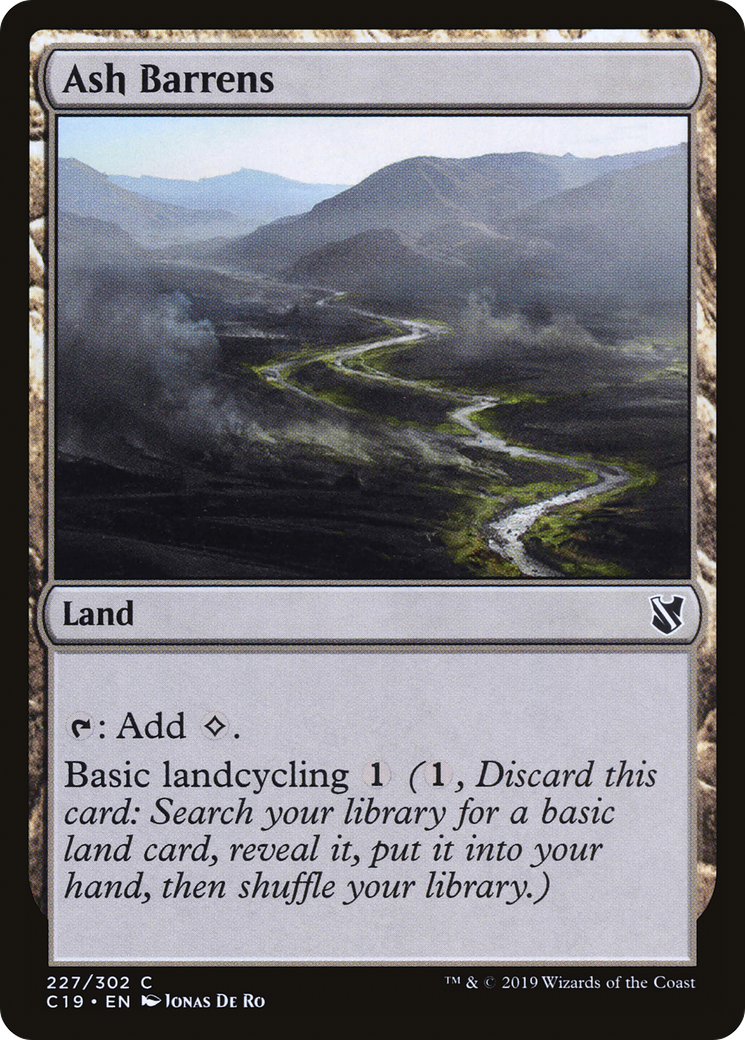 Ash Barrens (C19-227) [Commander 2019]