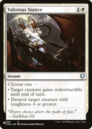 Valorous Stance (LIST-CMR-390) [The List]