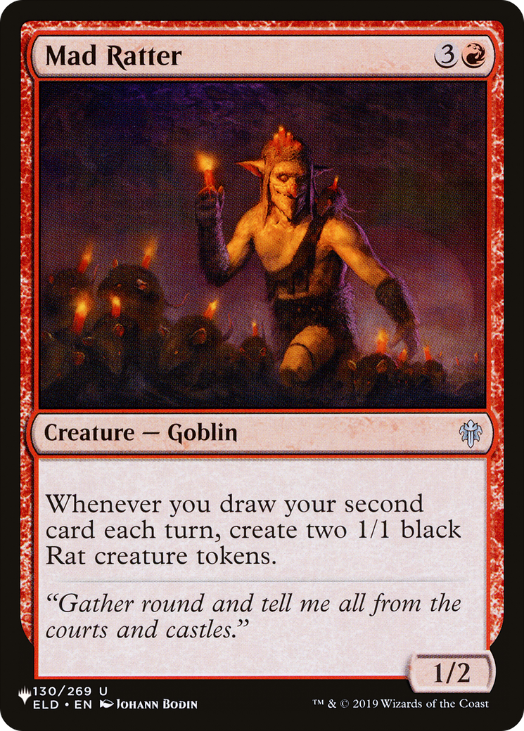 Mad Ratter (LIST-ELD-130) [The List] Foil