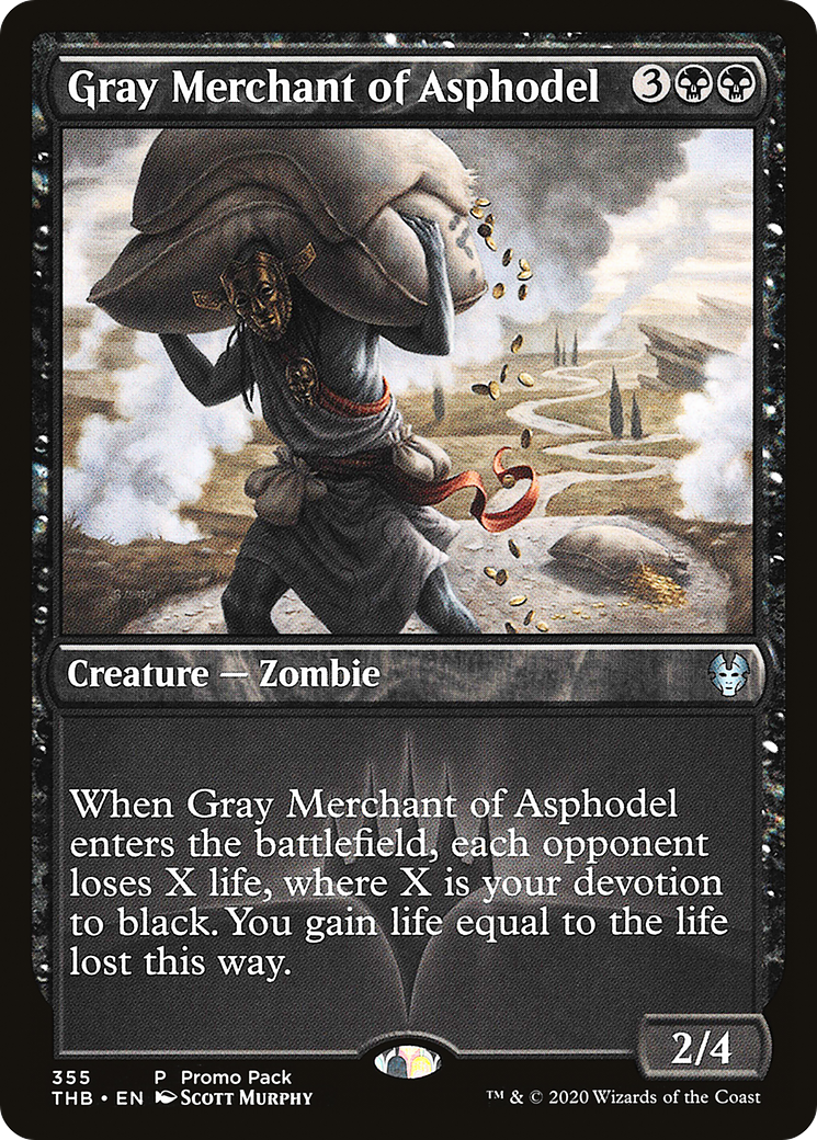 Gray Merchant of Asphodel (PPTHB-355) [Promo Pack: Theros Beyond Death]