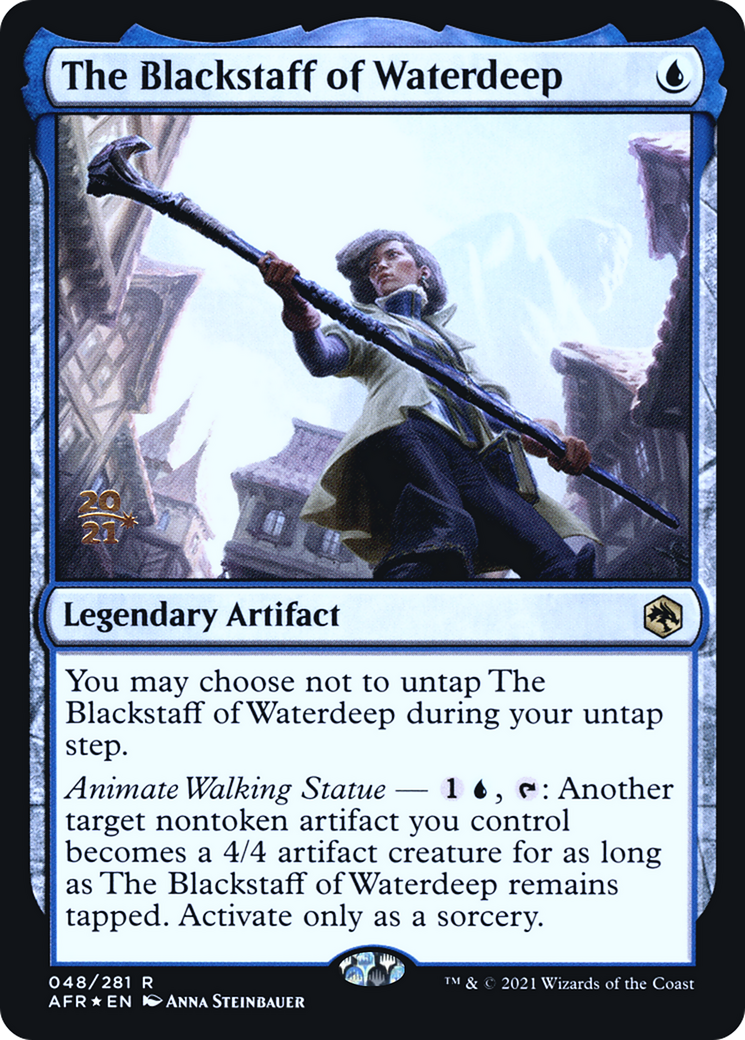 The Blackstaff of Waterdeep (PRE-48S) [Adventures in the Forgotten Realms Promos] Foil
