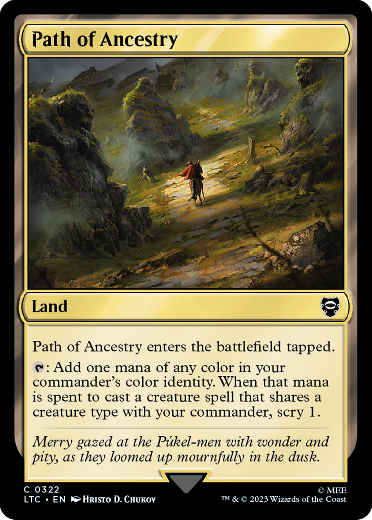 Path of Ancestry (LTC-322) [Tales of Middle-earth Commander]