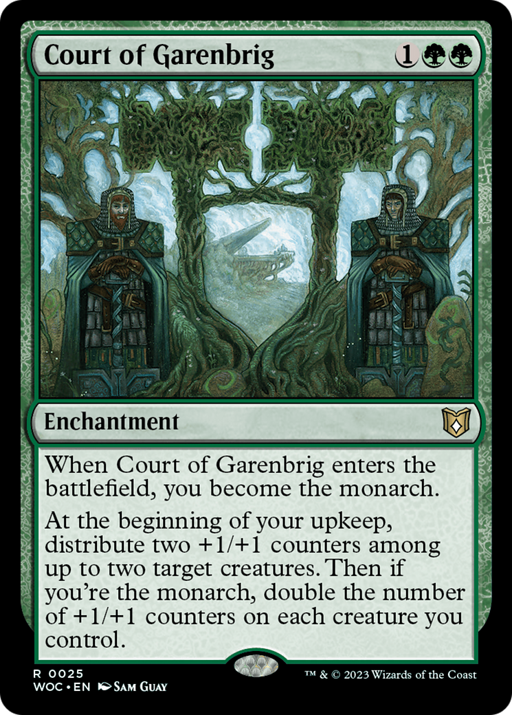 Court of Garenbrig (WOC-025) [Wilds of Eldraine Commander] Foil