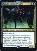Venser, Corpse Puppet (PRE-219) [Phyrexia: All Will Be One Promos] Foil