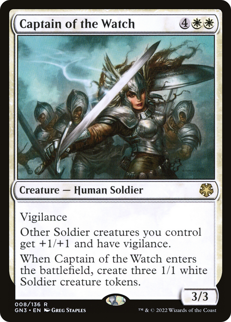 Captain of the Watch (GN3-008) [Game Night: Free-for-All]