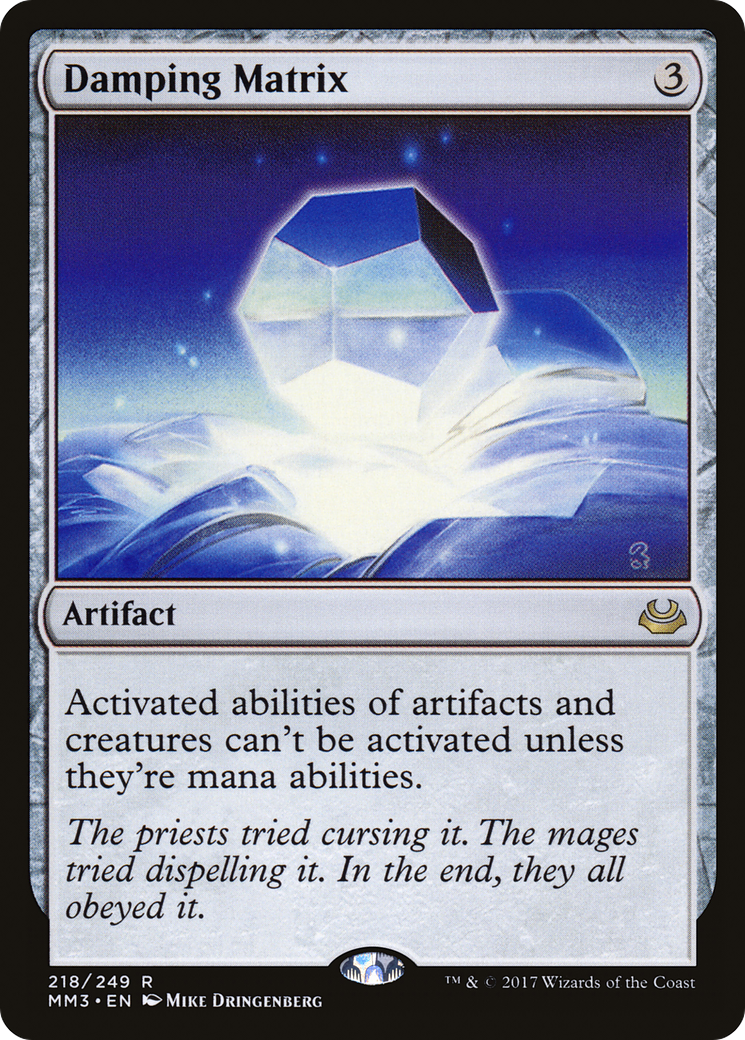 Damping Matrix (MM3-218) [Modern Masters 2017] Foil