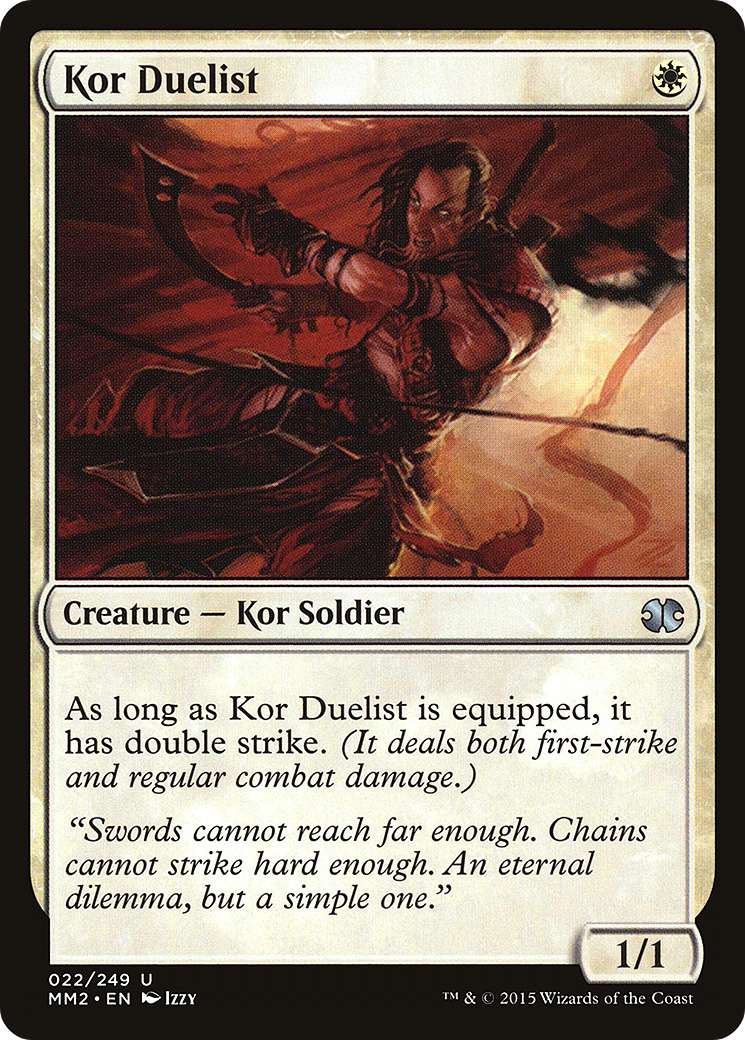 Kor Duelist (MM2-022) [Modern Masters 2015]