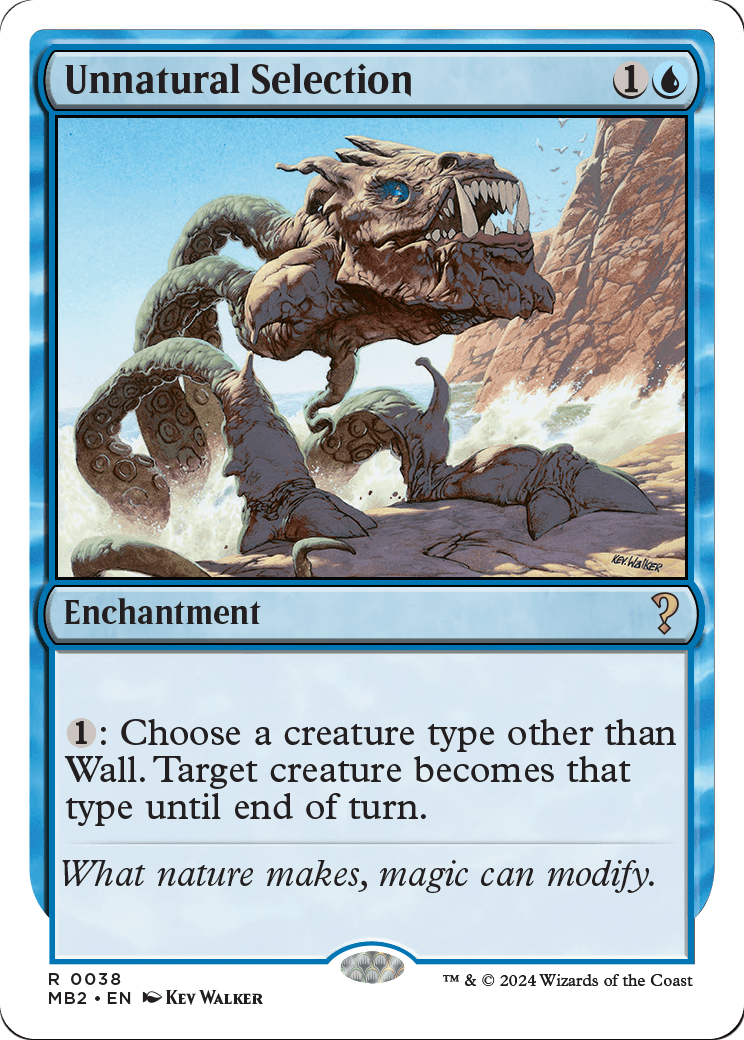Unnatural Selection (White Border) (MB2-038) [Mystery Booster 2]