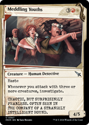 Meddling Youths (Showcase) (MKM-367) [Murders at Karlov Manor] Foil