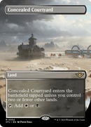 Concealed Courtyard (OTJ-302) [Outlaws of Thunder Junction] (Borderless) Foil