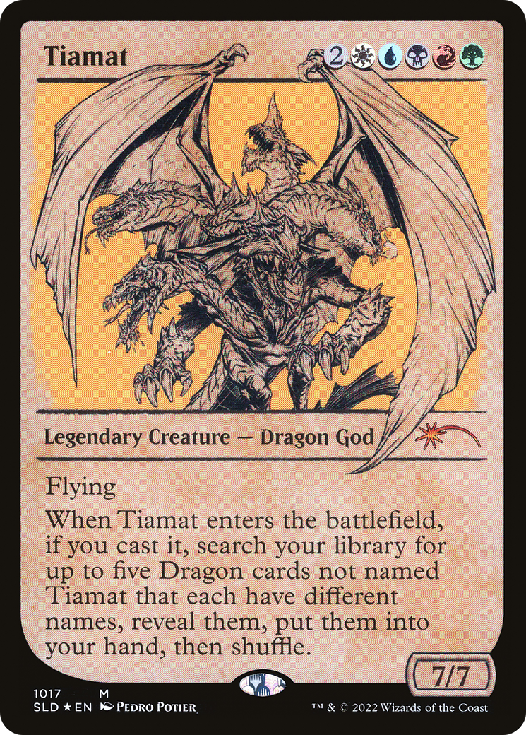 Tiamat (SLD-1017) [Secret Lair Drop]: (Showcase) Foil