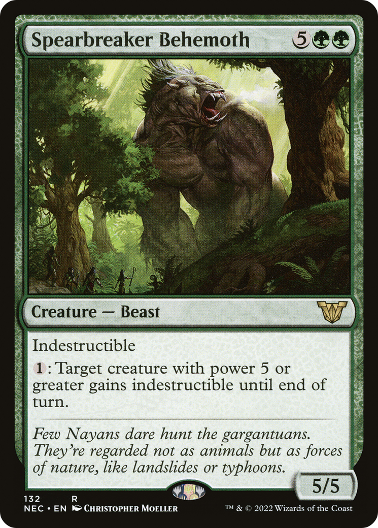 Spearbreaker Behemoth (NEC-132) [Neon Dynasty Commander]