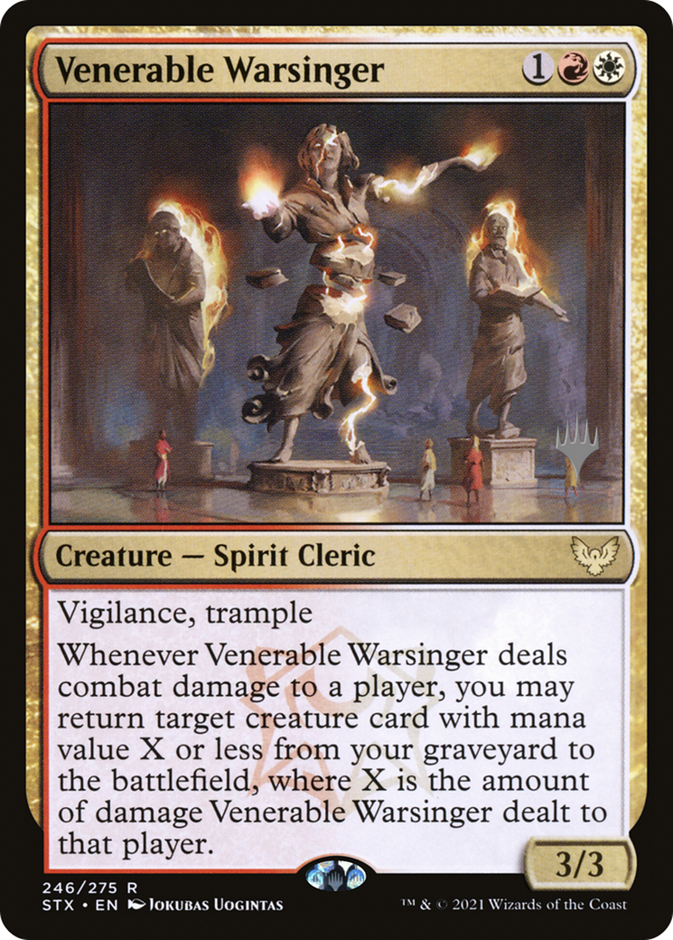 Venerable Warsinger (PPSTX-246P) [Strixhaven: School of Mages Promos]
