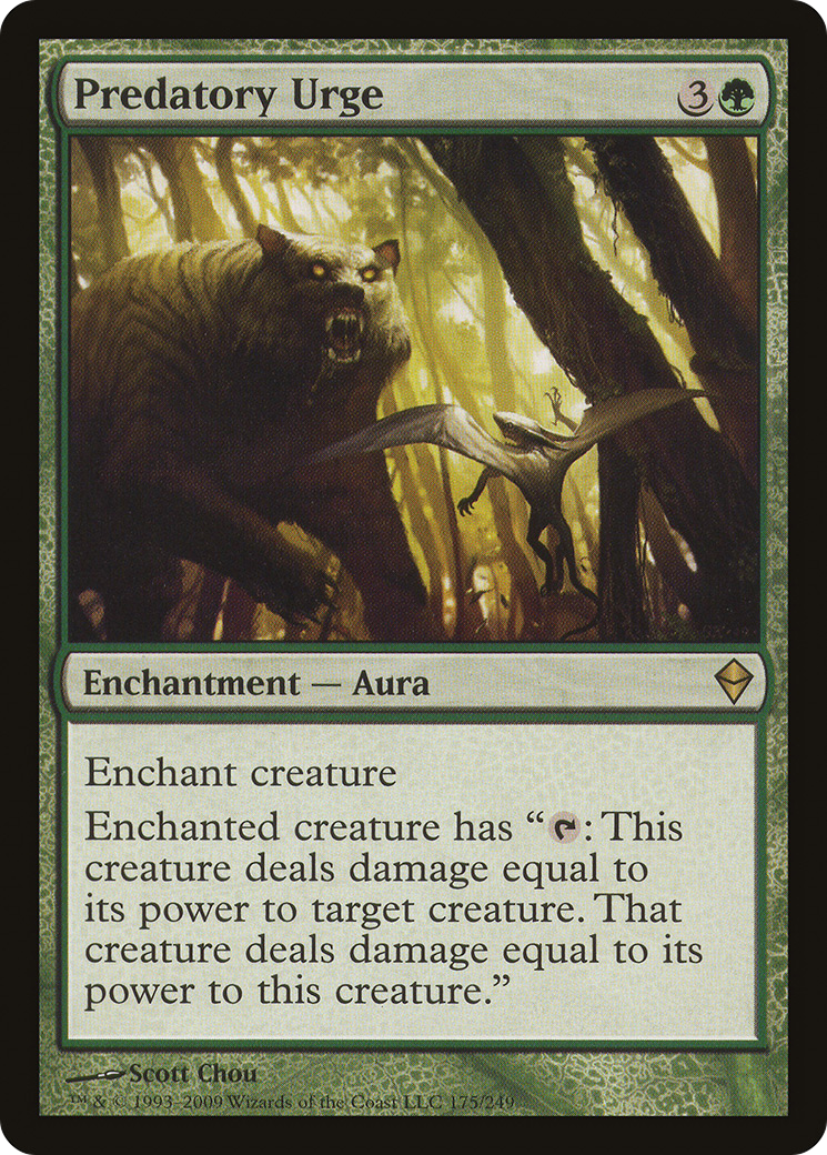 Predatory Urge (ZEN-175) [Zendikar]