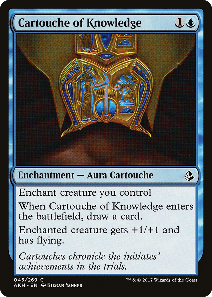 Cartouche of Knowledge (AKH-045) [Amonkhet] Foil