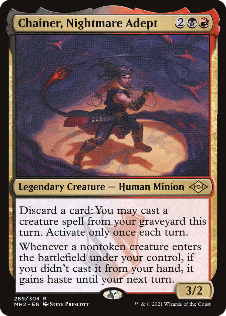 Chainer, Nightmare Adept (MH2-289) [Modern Horizons 2]