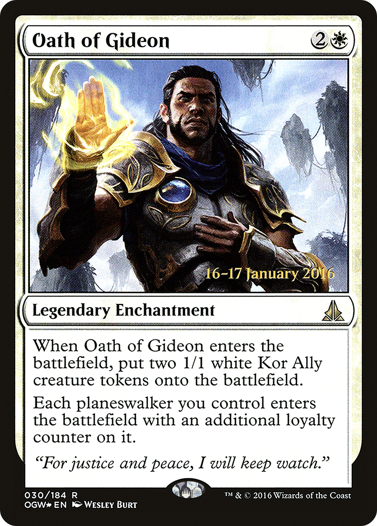 Oath of Gideon (PRE-30S) [Oath of the Gatewatch Promos] Foil
