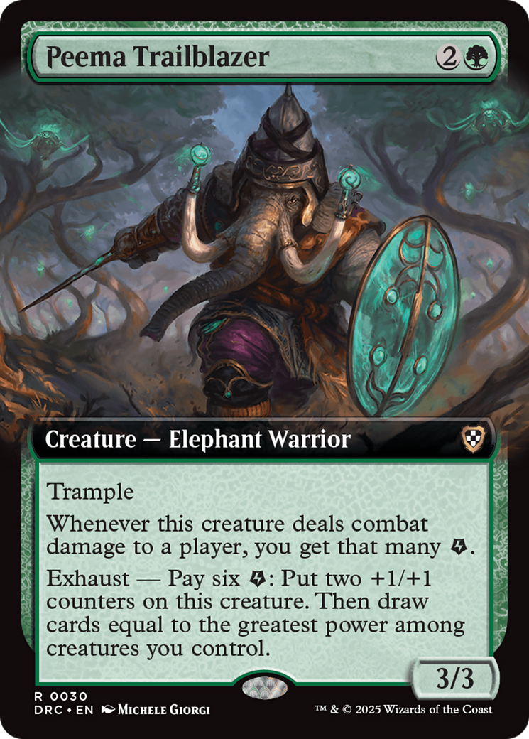 Peema Trailblazer (DRC-030) [Commander: Aetherdrift]: (Extended Art)