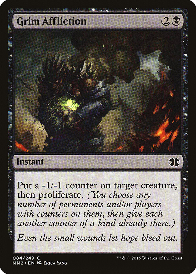 Grim Affliction (MM2-084) [Modern Masters 2015]