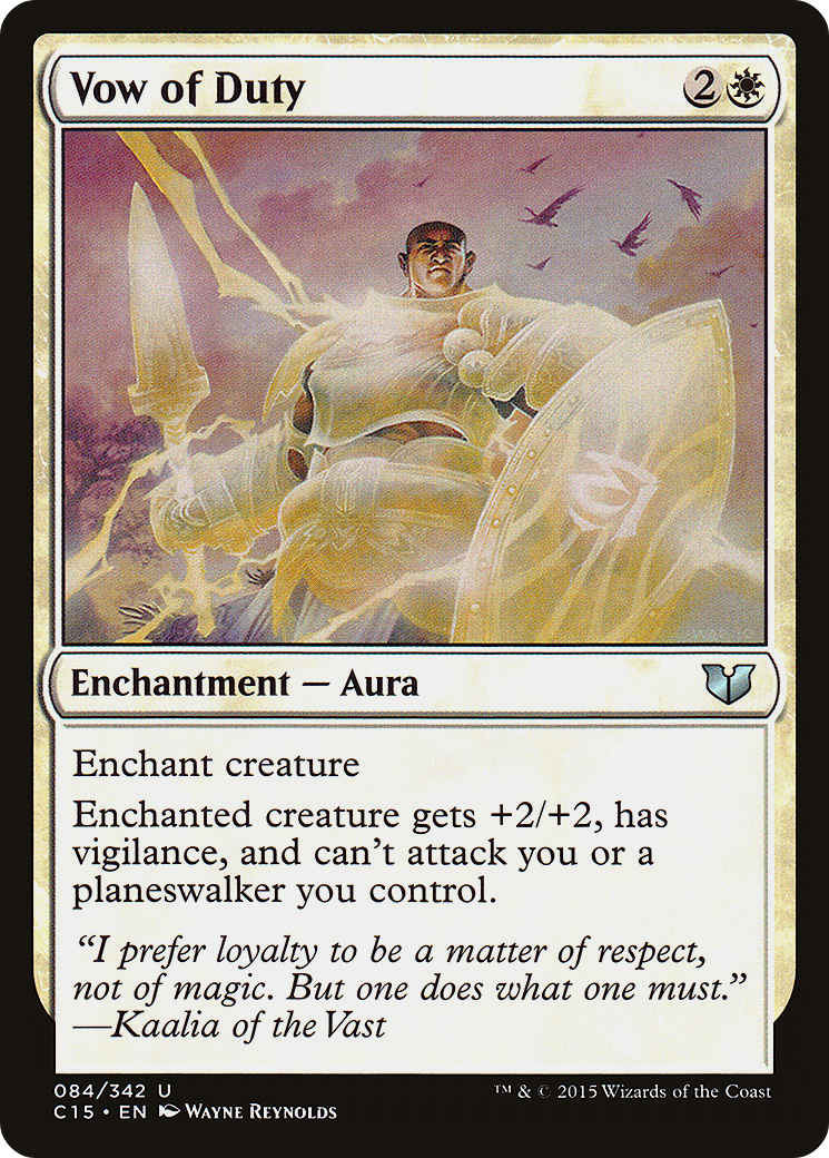 Vow of Duty (C15-084) [Commander 2015]