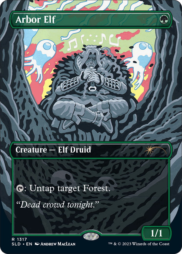 Arbor Elf (SLD-1317) [Secret Lair Drop] (Borderless)