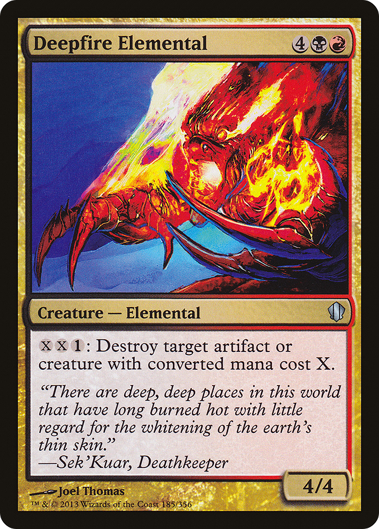 Deepfire Elemental (C13-185) [Commander 2013]