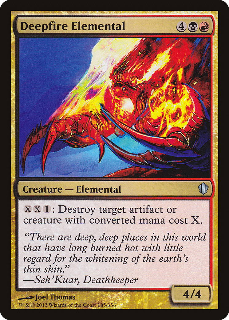 Deepfire Elemental (C13-185) [Commander 2013]