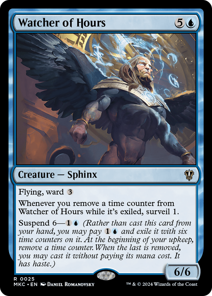 Watcher of Hours (MKC-025) [Murders at Karlov Manor Commander]