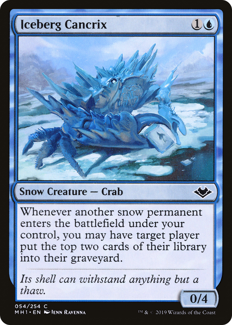 Iceberg Cancrix (MH1-054) [Modern Horizons] Foil