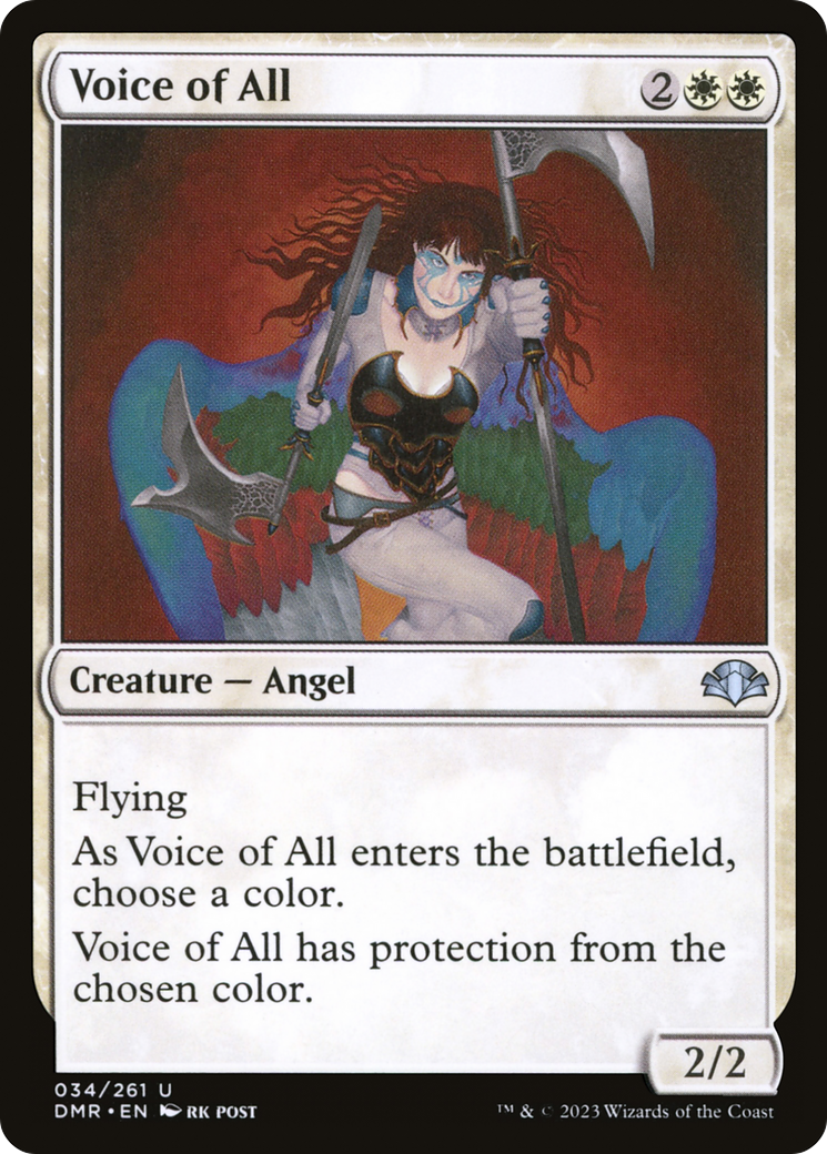 Voice of All (DMR-034) [Dominaria Remastered] Foil
