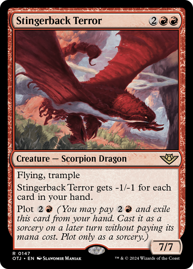 Stingerback Terror (OTJ-147) [Outlaws of Thunder Junction]