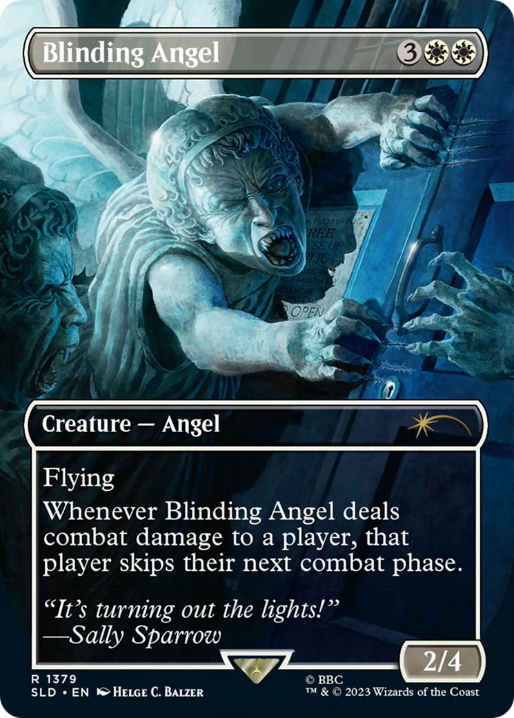 Blinding Angel (SLD-1379) [Secret Lair Drop] (Borderless) Foil