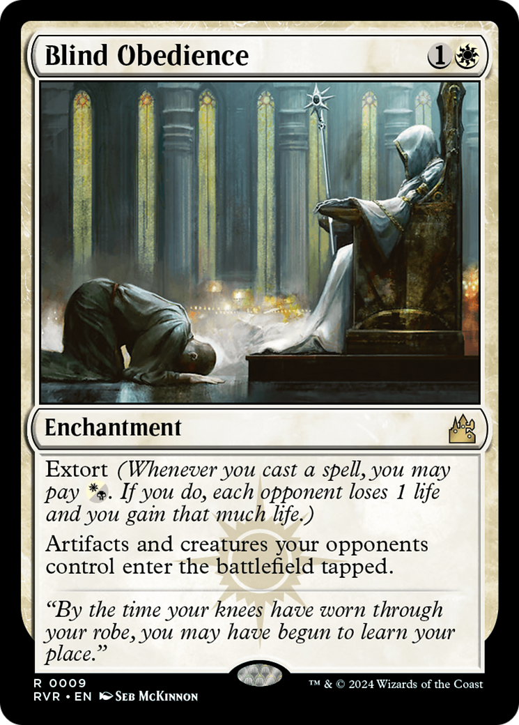 Blind Obedience (RVR-009) [Ravnica Remastered]