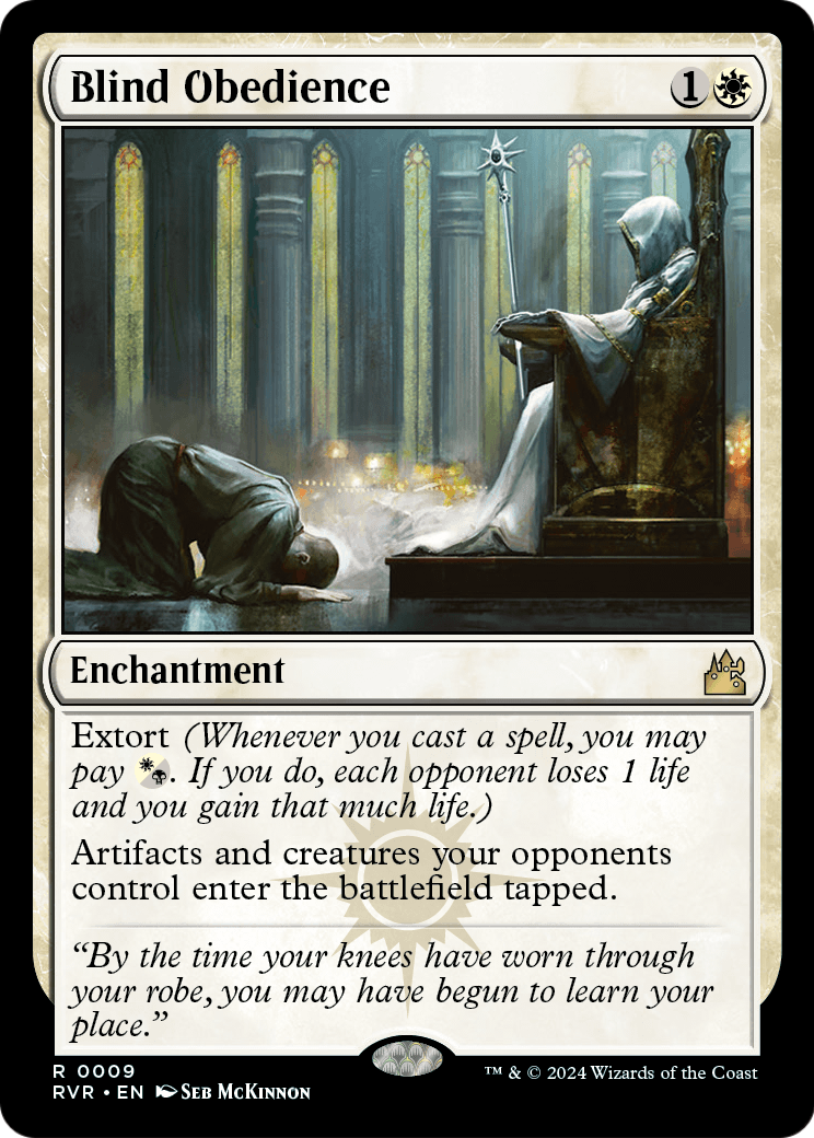 Blind Obedience (RVR-009) [Ravnica Remastered]