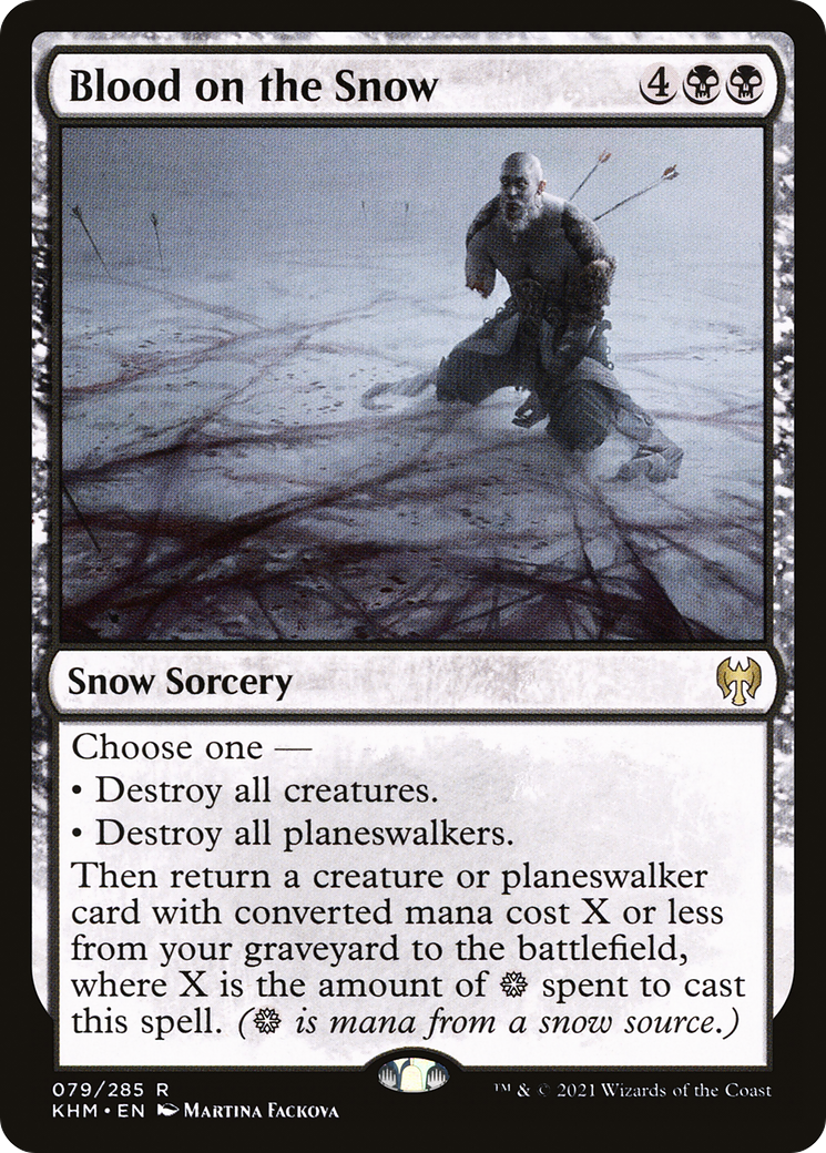 Blood on the Snow (KHM-079) [Kaldheim]: (snow)