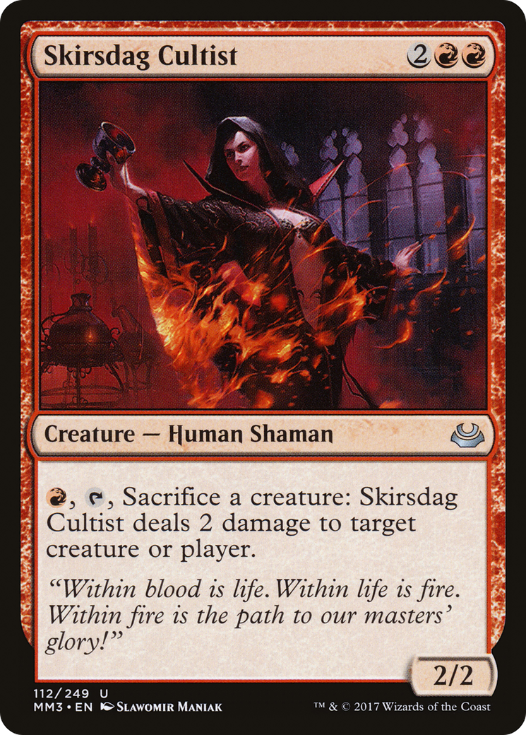Skirsdag Cultist (MM3-112) [Modern Masters 2017]