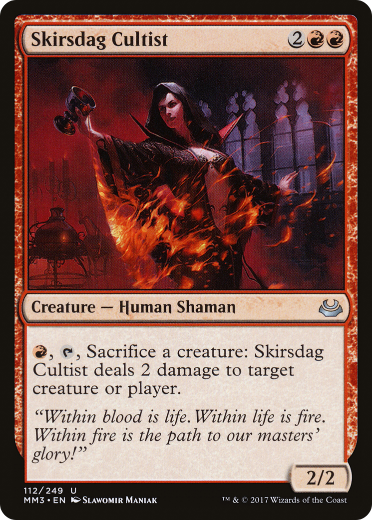 Skirsdag Cultist (MM3-112) [Modern Masters 2017]