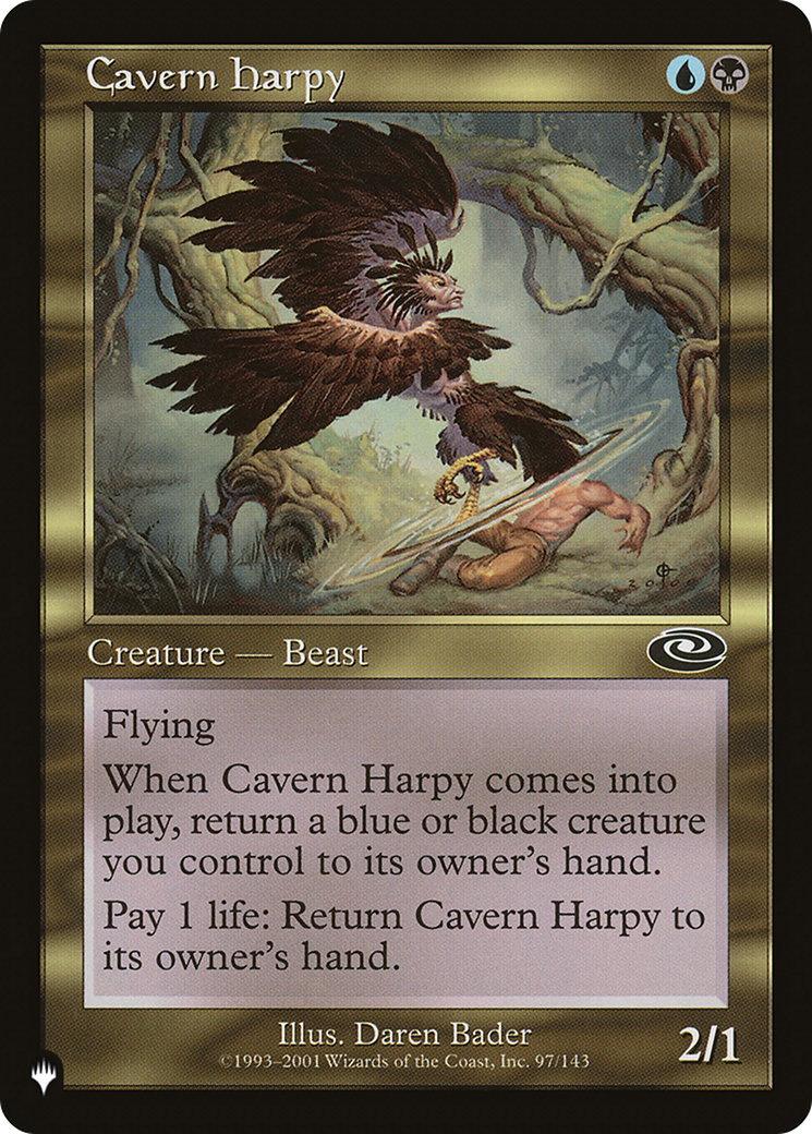 Cavern Harpy (LIST-PLS-97) [The List]