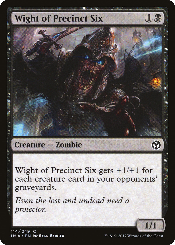 Wight of Precinct Six (IMA-114) [Iconic Masters]