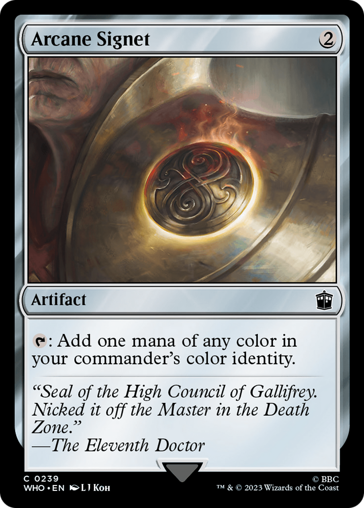 Arcane Signet (WHO-239) [Doctor Who]