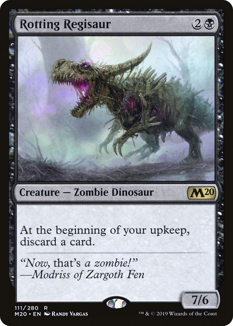 Rotting Regisaur (M20-111) [Core Set 2020]
