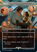 Silence (SLD-1445) [Secret Lair Drop] (Borderless) Foil