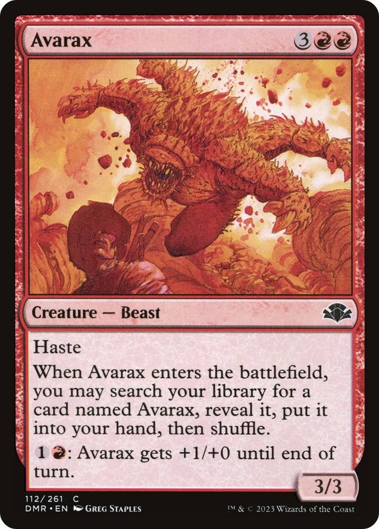 Avarax (DMR-112) [Dominaria Remastered]