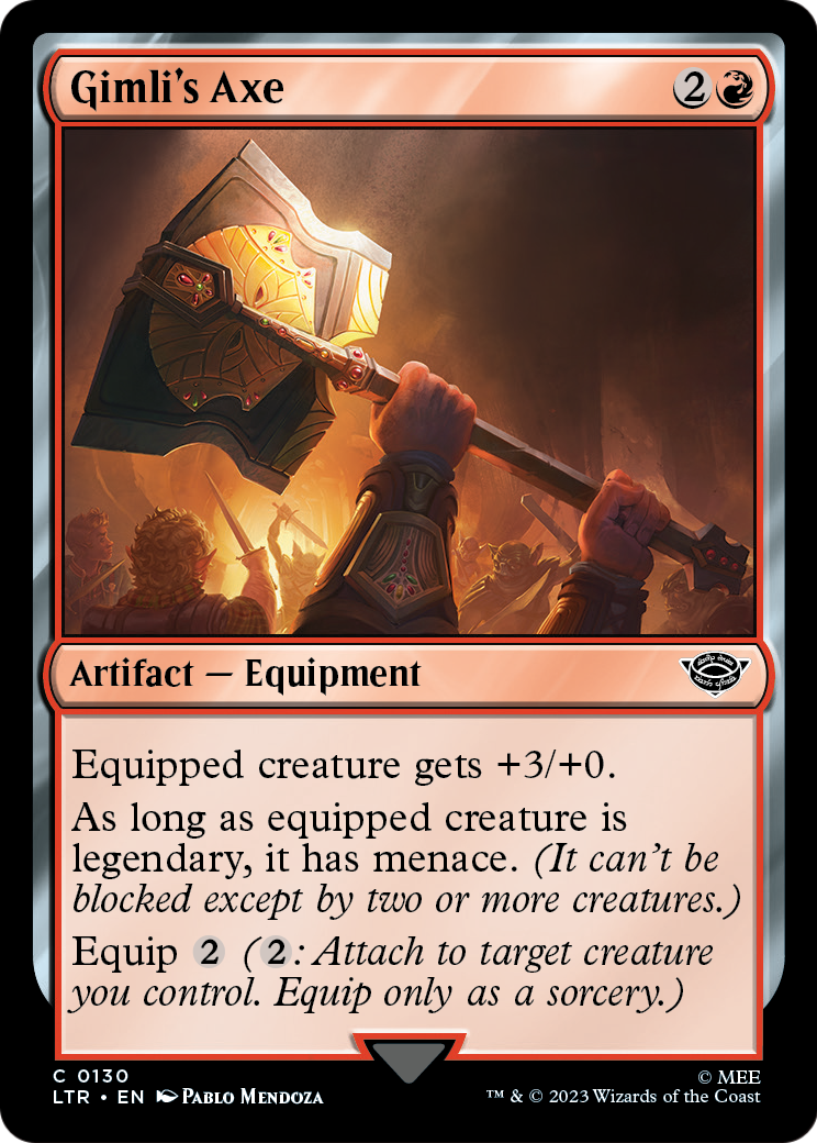 Gimli's Axe (LTR-130) [The Lord of the Rings: Tales of Middle-earth] Foil