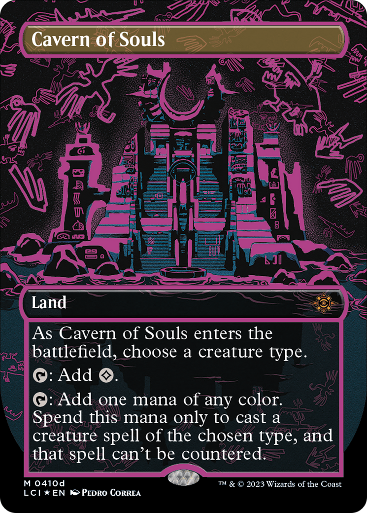 Cavern of Souls (LCI-410D) [The Lost Caverns of Ixalan] (Borderless) Foil