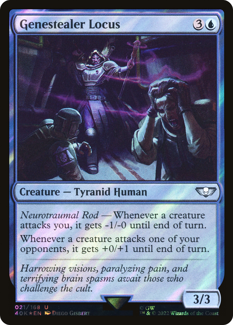 Genestealer Locus (Surge Foil) (40K-021) [Warhammer 40,000 Commander] Foil
