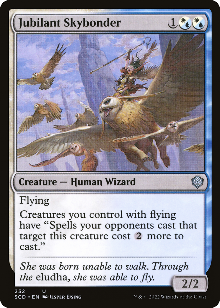 Jubilant Skybonder (SCD-232) [Starter Commander Decks]