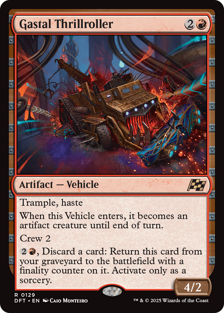 Gastal Thrillroller (DFT-129) [Aetherdrift] Foil